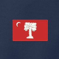 Load image into Gallery viewer, The Citadel, Big Re Flag, Smooth Fleece Vest- Navy
