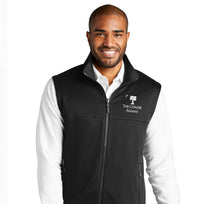 Load image into Gallery viewer, The Citadel, Big Red Alumni, Smooth Fleece Vest- Black
