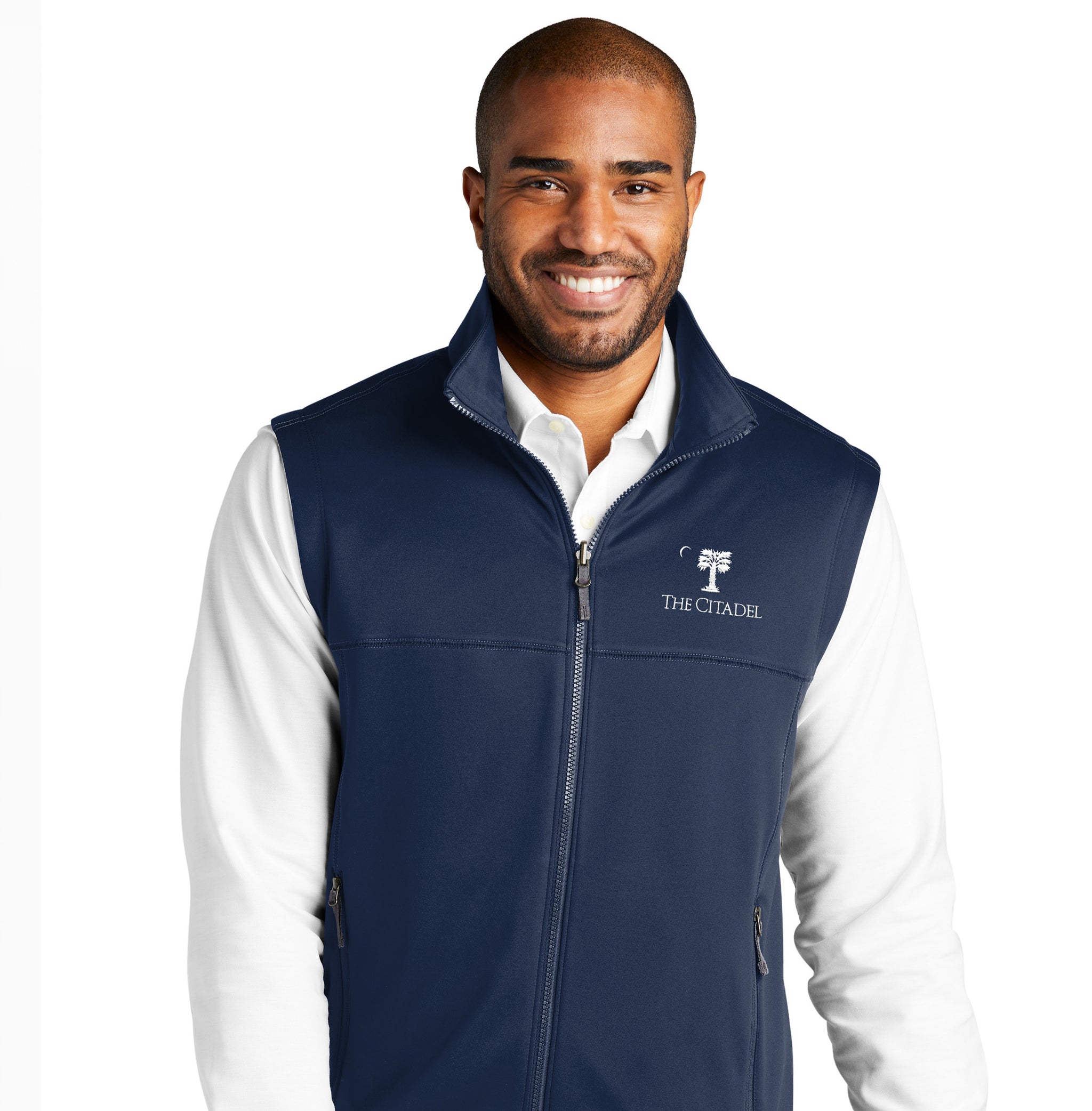 MWDS PALM TREE (PATTERN) FLEECE VEST