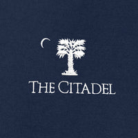 Load image into Gallery viewer, The Citadel, Big Red, Smooth Fleece Vest- Navy
