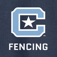 Load image into Gallery viewer, 18500 The Citadel Block C Star logo, Club Sports - Fencing,  Heavy Blend™ Hooded Sweatshirt- navy
