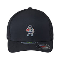 Load image into Gallery viewer, The Citadel, Rugby Spike, Flexfit Unipanel™ Trucker Cap - Black
