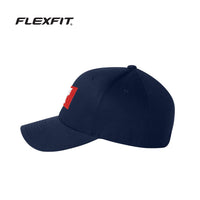 Load image into Gallery viewer, The Citadel, Big Red Flag,  Flexfit - Cotton Blend Cap- Navy
