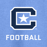 Load image into Gallery viewer, 18500 The Citadel Block C Star logo, Sports - Football,  Heavy Blend™ Hooded Unisex Sweatshirt Carolina Blue
