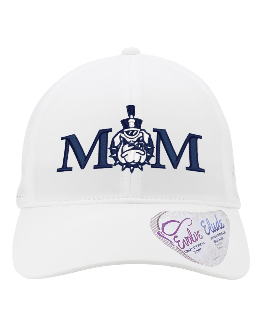 The Citadel, Mom Spike, Women's Perforated Performance Cap White