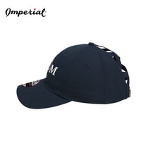 Load image into Gallery viewer, The Citadel, Mom Spike, Navy, Imperial - The Hinsen Performance Ponytail Cap
