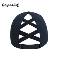 Load image into Gallery viewer, The Citadel, Mom Spike, Navy, Imperial - The Hinsen Performance Ponytail Cap
