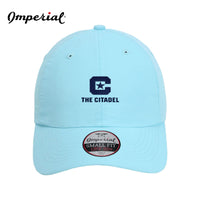 Load image into Gallery viewer, The Citadel, C Star, Imperial - The Hinsen Performance Ponytail Cap- Light Blue
