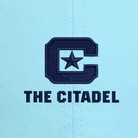 Load image into Gallery viewer, The Citadel, C Star, Imperial - The Hinsen Performance Ponytail Cap- Light Blue
