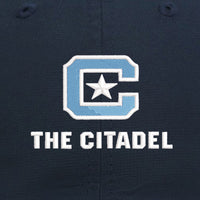 Load image into Gallery viewer, The Citadel, C Star, Imperial - The Hinsen Performance Ponytail Cap- Navy

