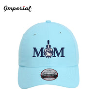 Load image into Gallery viewer, The Citadel, Mom Spike, Imperial - The Hinsen Performance Ponytail Cap- Light Blue
