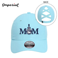 Load image into Gallery viewer, The Citadel, Mom Spike, Imperial - The Hinsen Performance Ponytail Cap- Light Blue
