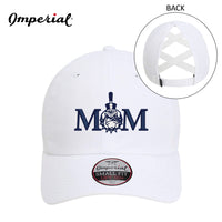 Load image into Gallery viewer, The Citadel, Mom Spike, Imperial - The Hinsen Performance Ponytail Cap- White
