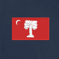 Load image into Gallery viewer, The Citadel, Big Red Flag, Core Soft Shell  Navy
