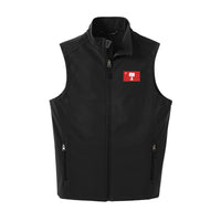 Load image into Gallery viewer, The Citadel, Big Red Flag, Soft Shell Vest - Black
