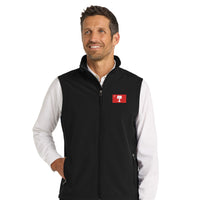 Load image into Gallery viewer, The Citadel, Big Red Flag, Soft Shell Vest - Black
