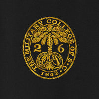 Load image into Gallery viewer, The Citadel, Customizable (Your Year) Embroidered Ring Bezel Design, Soft Shell Vest - Black
