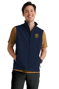 Load image into Gallery viewer, The Citadel, Customizable (Your Year) Embroidered Ring Bezel Design, Soft Shell Vest - Navy

