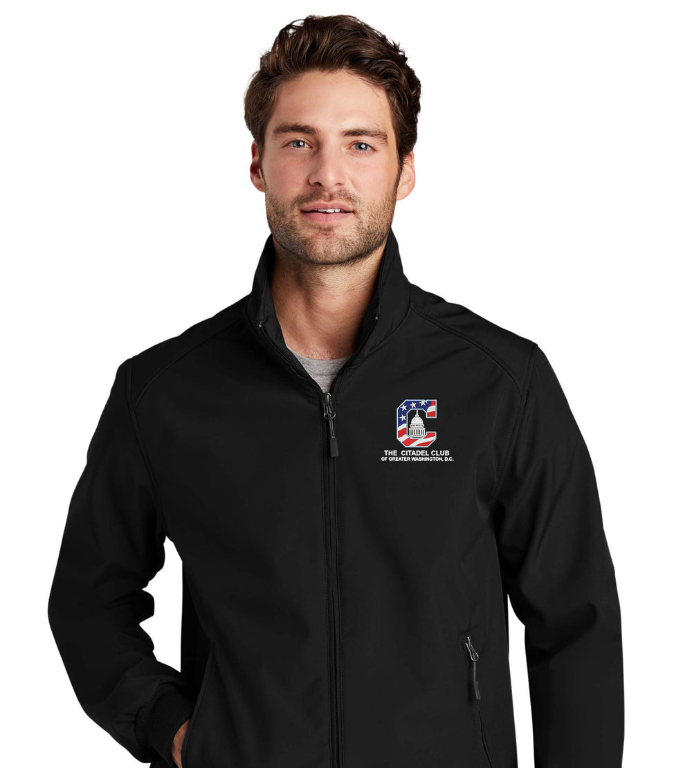 The Citadel, Alumni Club, Greater Washington, D.C., Soft Shell Bomber Jacket- Black