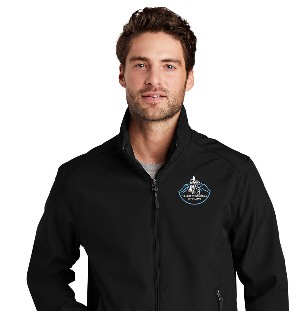 The Citadel, Alumni Club, Northwest Georgia, Soft Shell Bomber Jacket-Black