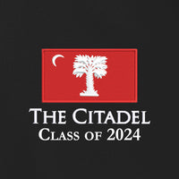 Load image into Gallery viewer, J337 - The Citadel, Big Red Flag, Customizable (your class), Soft Shell Bomber Jacket


