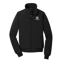 Load image into Gallery viewer, The Citadel, Club Sports - Triathlon, Soft Shell Bomber Jacket - Black
