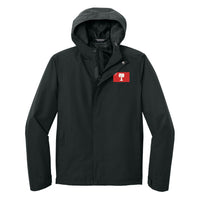 Load image into Gallery viewer, The Citadel, Big Red Flag,  Port Authority® C-FREE® Rain Jacket- Black
