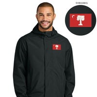 Load image into Gallery viewer, The Citadel, Big Red Flag,  Port Authority® C-FREE® Rain Jacket- Black
