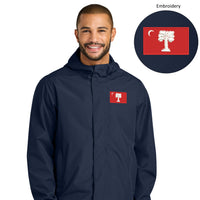 Load image into Gallery viewer, The Citadel, Big Red Flag,  Port Authority® C-FREE® Rain Jacket- Navy
