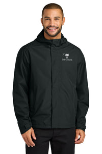 Load image into Gallery viewer, The Citadel, Big Red, Port Authority® C-FREE® Rain Jacket -  Black
