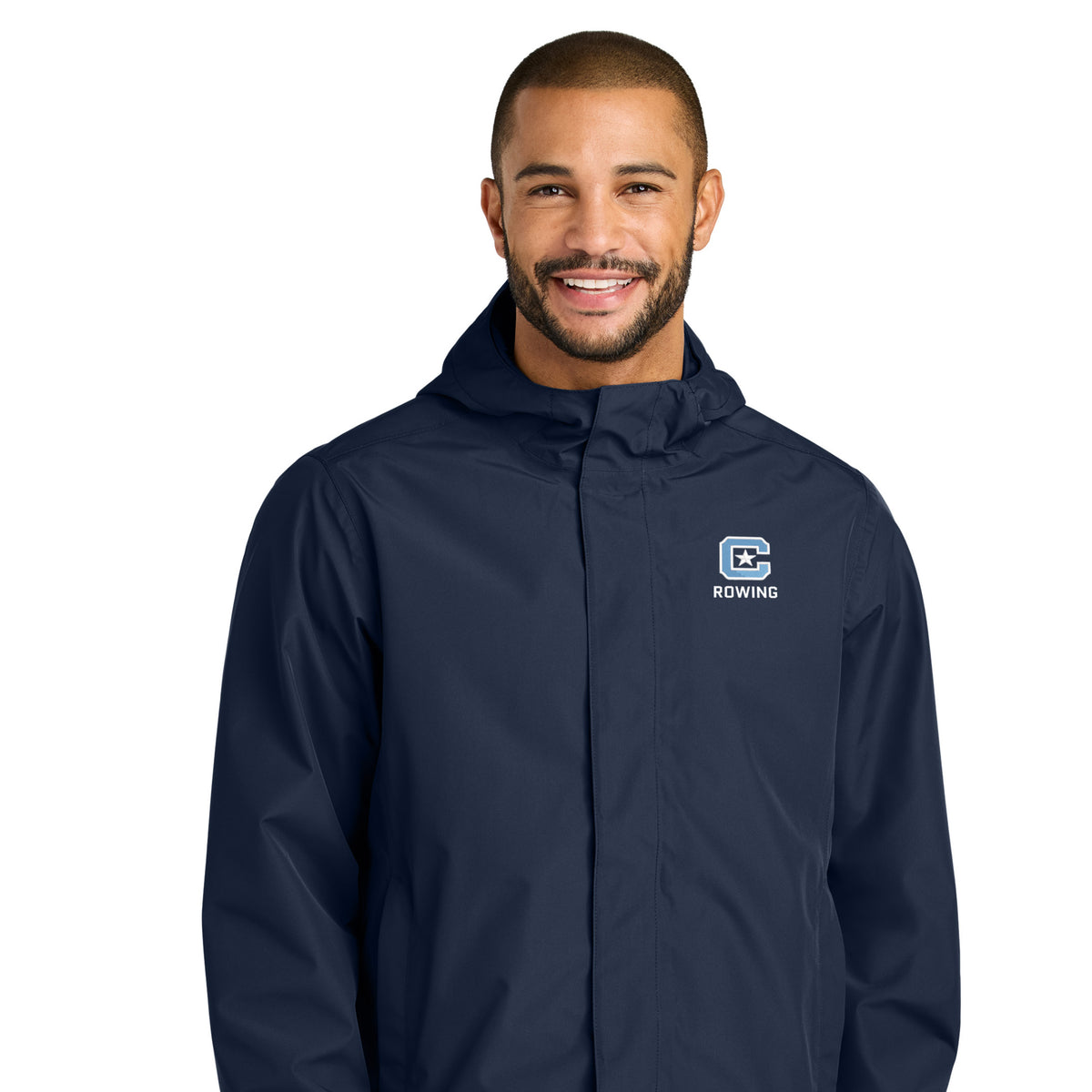 The Citadel, Club Sports - Rowing, Men Port Authority® C-FREE® Rain Jacket- Navy