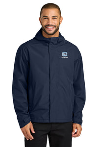 Load image into Gallery viewer, The Citadel, Club Sports - Rowing, Men Port Authority® C-FREE® Rain Jacket- Navy
