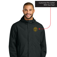 Load image into Gallery viewer, The Citadel, Customizable (Your Year) Ring Bezel Design, Port Authority® C-FREE® Rain Jacket- Black
