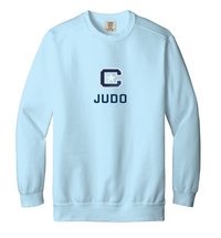 Load image into Gallery viewer, The Citadel Block C, Club Sports - Judo, Embroidered Unisex Comfort Colors ® Ring Spun Crewneck Sweatshirt

