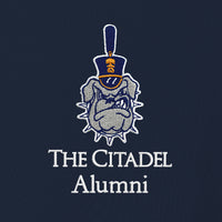 Load image into Gallery viewer, The Citadel, Spike Alumni, UV Micro-Mesh Long Sleeve Polo Shirt - Navy
