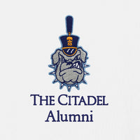 Load image into Gallery viewer, The Citadel, Spike Alumni, UV Micro-Mesh Long Sleeve Polo Shirt - White
