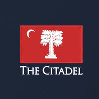 Load image into Gallery viewer, The Citadel, Big Red Flag, UV Micro-Mesh Long Sleeve Polo Shirt - Navy
