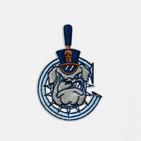 Load image into Gallery viewer, The Citadel, Spike Mascot in C, UV Micro-Mesh Long Sleeve Polo Shirt-  White
