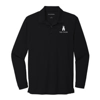 Load image into Gallery viewer, The Citadel, Barracks, UV Micro-Mesh Long Sleeve Polo Shirt- Black
