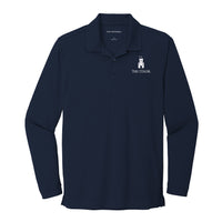 Load image into Gallery viewer, The Citadel, Barracks, UV Micro-Mesh Long Sleeve Polo Shirt- Navy
