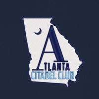 Load image into Gallery viewer, The Citadel, Atlanta Citadel Club UV Micro-Mesh Polo Shirt  - Navy

