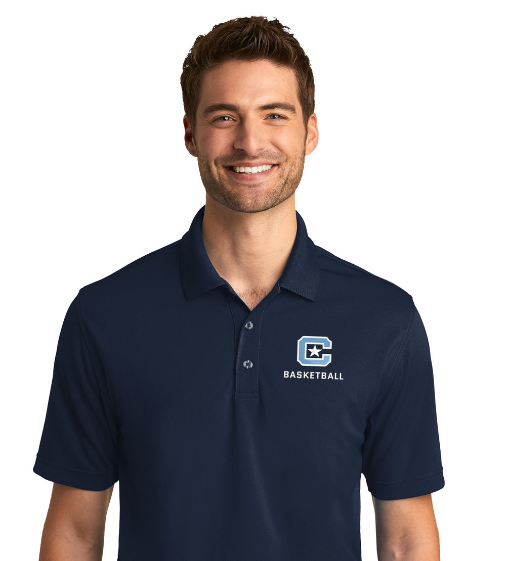 The Citadel C, Sports - Basketball, UV Micro-Mesh Polo- Navy