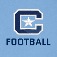 Load image into Gallery viewer, The Citadel C, Sports - Football, UV Micro-Mesh- Carolina Blue
