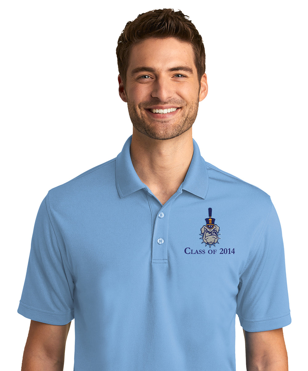 The Citadel, Class of 2014, Spike Logo UV Micro-Mesh Polo Shirt
