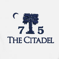 Load image into Gallery viewer, The Citadel, Big Red, Class of 1975,  UV Micro-Mesh Polo Shirt- White
