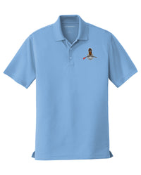 Load image into Gallery viewer, The Citadel, Club Sports - Rowing, UV Micro-Mesh Polo -  Carolina Blue
