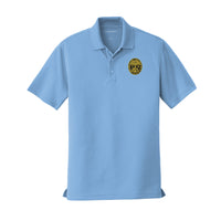 Load image into Gallery viewer, The Citadel, Ring Bezel, Class of 1975,  UV Micro-Mesh Polo Shirt- Carolina Blue

