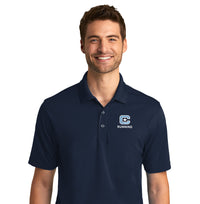 Load image into Gallery viewer, The Citadel, C Star, Club Sports-Running,  UV Micro-Mesh Polo- Navy

