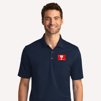 Load image into Gallery viewer, The Citadel, Citadel Club, Summerville, UV Micro-Mesh Polo Shirt - Navy
