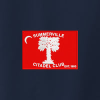 Load image into Gallery viewer, The Citadel, Citadel Club, Summerville, UV Micro-Mesh Polo Shirt - Navy

